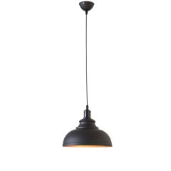 Moderne Middelgrote Zwarte Hanglamp – Scaldare Alvito