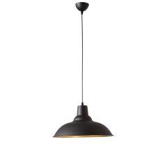 Moderne Grote Zwarte Hanglamp – Scaldare Altino
