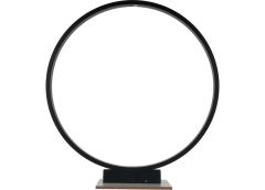 Garleds  Staande zwarte ronde IP65 Buitenlamp inclusief LED