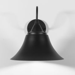 Zwarte Klok Wandlamp – Valott Ampua
