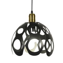 Moderne Koepelvormige Hanglamp Zwart – Scaldare Torano