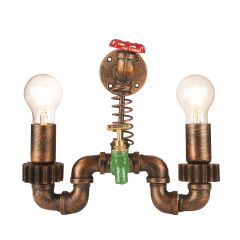 Industriële Wandlamp Tap met Twee Lichtpunten – Funnylights Ditto