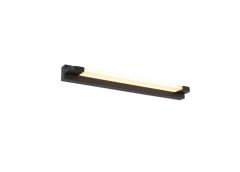 Saniled Mirara - 46 cm LED Spiegellamp in Zwart voor de Badkamer