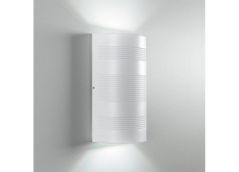 Garleds Duna Moderne witte up down LED Buitenwandlamp