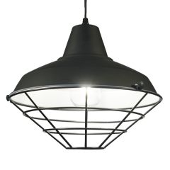 Industriële Hanglamp Cage Design Zwart Valott Kae