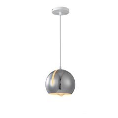 Hanglamp Modern Chrome Rond Metaal - Scaldare Balbano