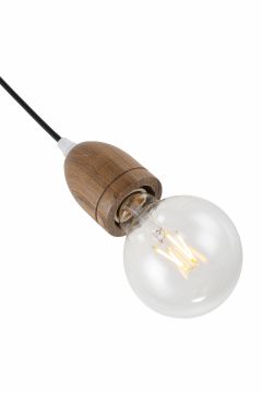 Pendellamp Hout Houtkleur 8 cm - Madera Madroño