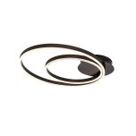 Plafondlamp LED Design Bruin Rond 2 Lichtpunten - Scaldare Baone Plafonnière