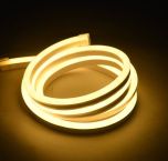 LED Neon Flex Micro Warm Wit 1 meter 8mm x 16mm inclusief 12V lichtnetadapter - Funnylights