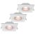 Led inbouwspots Milla - set van 3 (dimbaar)